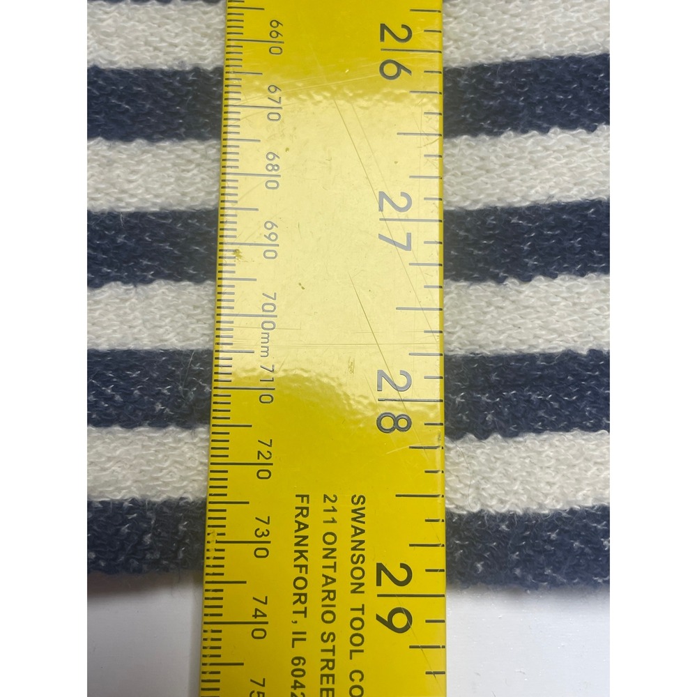Vineyard Vines Dreamcloth Blue Stripe 1/4 Zip Pullover Women's Medium - Picture 10 of 12